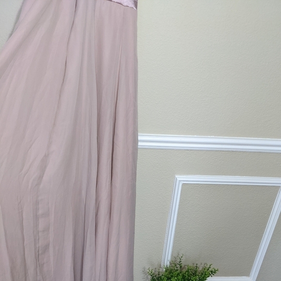 Lulu's Blush Lace Sleeveless Pink Maxi Dress NWT - Picture 5 of 8